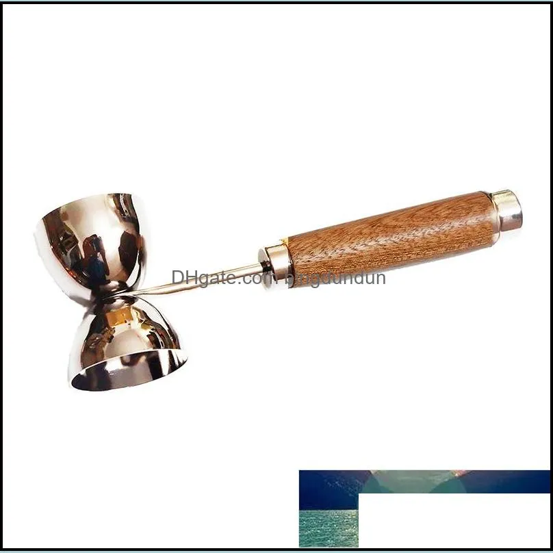 30/60ml hammer jigger bar cocktail double jigger measure with a handle for greater speed and ease of use