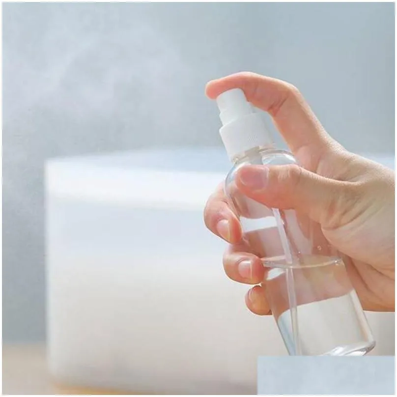 empty transparent plastic spray bottle atomizer pumps for essential oils travel perfume bulk portable makeup tool 15ml 30ml 50ml 60ml