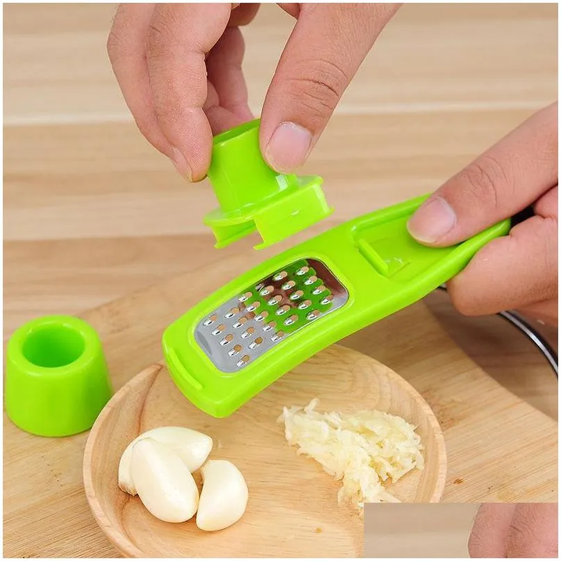 candy color kitchen accessories plastic ginger garlic grinding tool magic silicone peeler slicer cutter grater planer ct0498