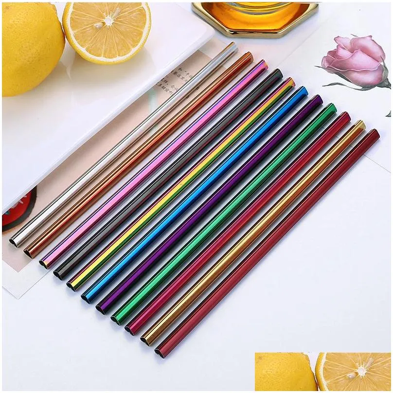 drinking straw reusable metal straw heartshaped bubble tea straws 304 stainless steel pearl milkshake straw 21.5cm lx3094