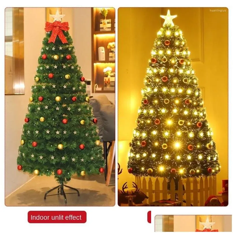 christmas decorations decorations1.5 tree fiber 1.8 fivepointed star lightemitting package