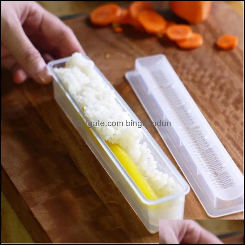 portable japanese roll sushi maker rice mold kitchen tools sushi make baking kit accessories