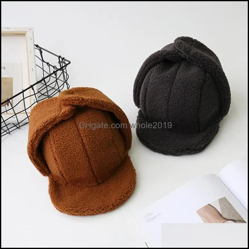 beanie/skull caps women hat winter thicken cold cap warm windbreak pilot cute with earflaps baseball beanie