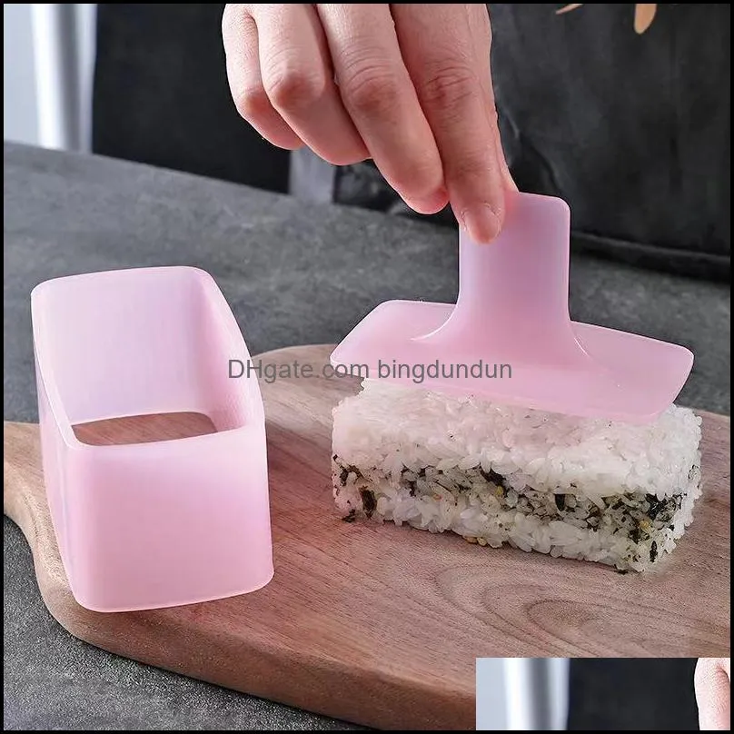 1 pcs mold non stick rectangular sushi maker mold diy sushi rice ball kitchen maker onigiri press tools