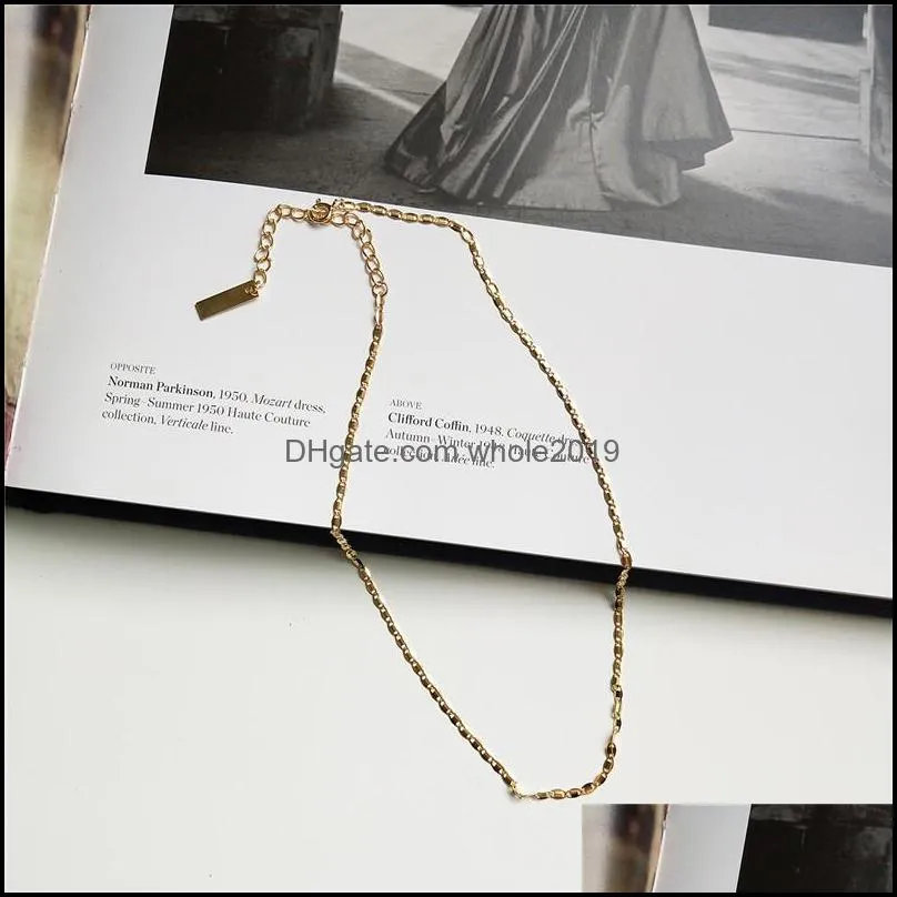 genuine 925 sterling silver choker necklace korean simple gold plated pig nose face chain necklaces for women gifts ymn148