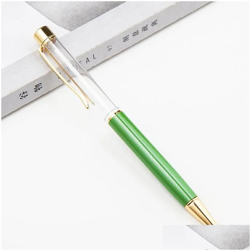 diy empty stick pens 2in1 slim crystal diamond ballpoint pens glitter stylus touch pen