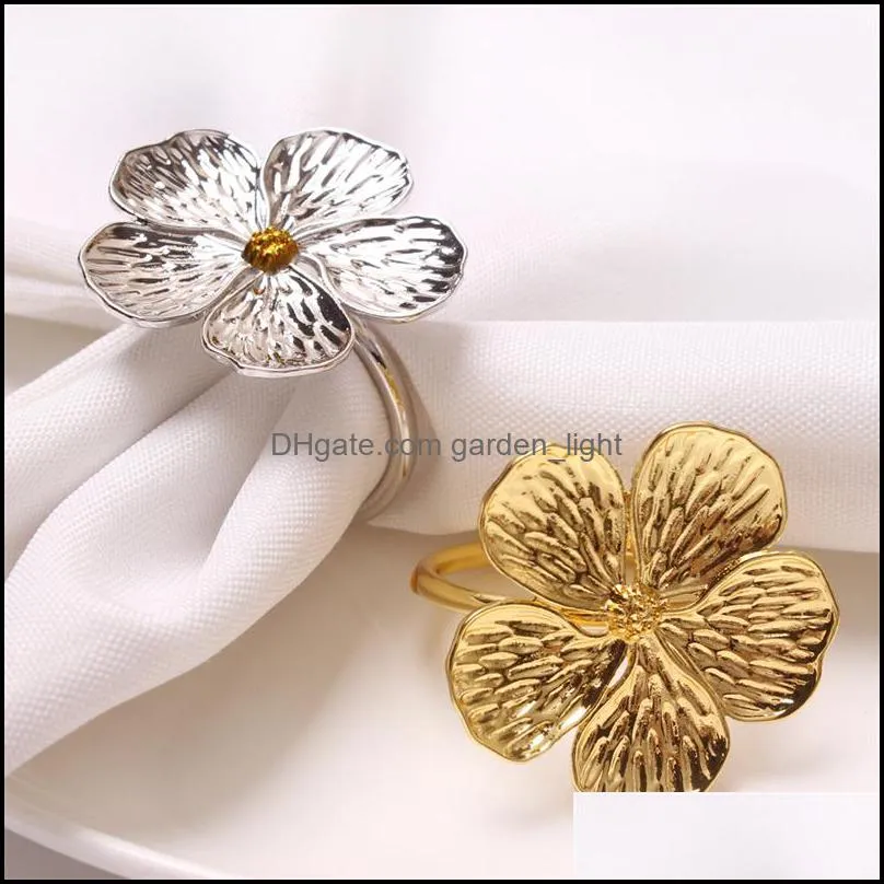 flower napkin ring wedding napkin holder