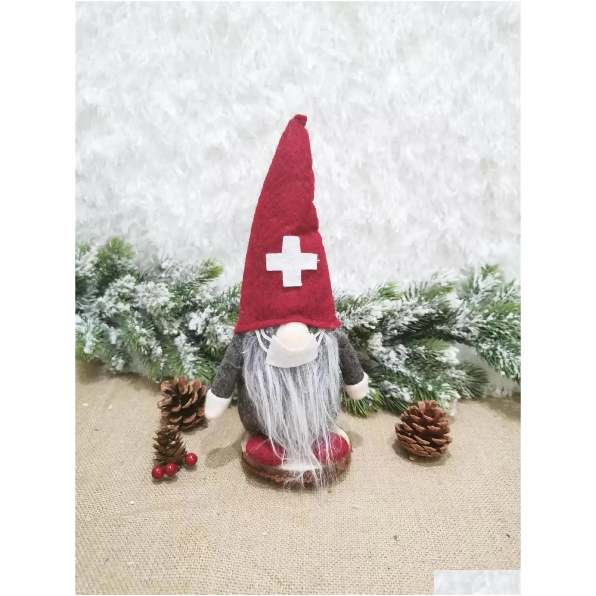 doctors nurses santa faceless dolls christmas decoration funny christmas dolls style supplies chidlern kids presents