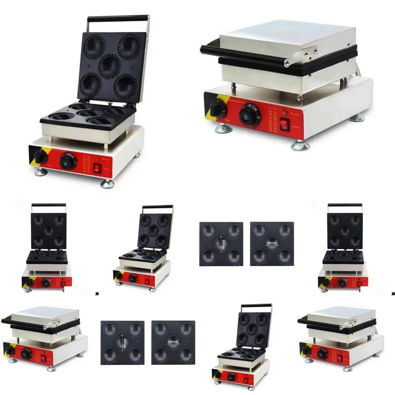 bread makers commercial 5psc buko pie maker waffle making machine philippine snack equipment electric cake 110v 220v