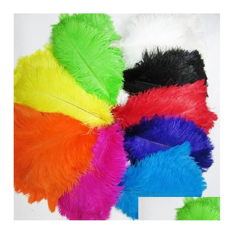 party decoration 1012inch2530cm diy ostrich feathers plume centerpiece for wedding table decorations