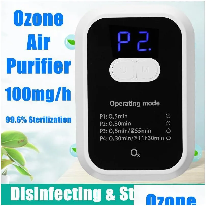 air purifiers household ozone generator purifier cleaner home lonizer for kitchen toilet smart o3