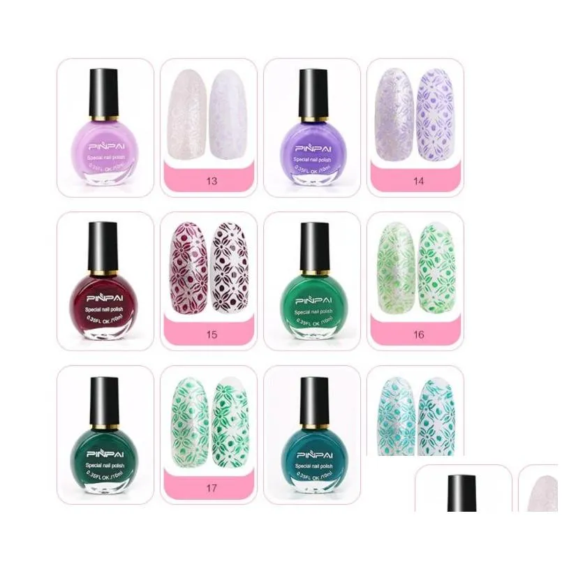 New Fashion Special Nail Polish 26 Color optional For Nails Art Stamping Print 10ML