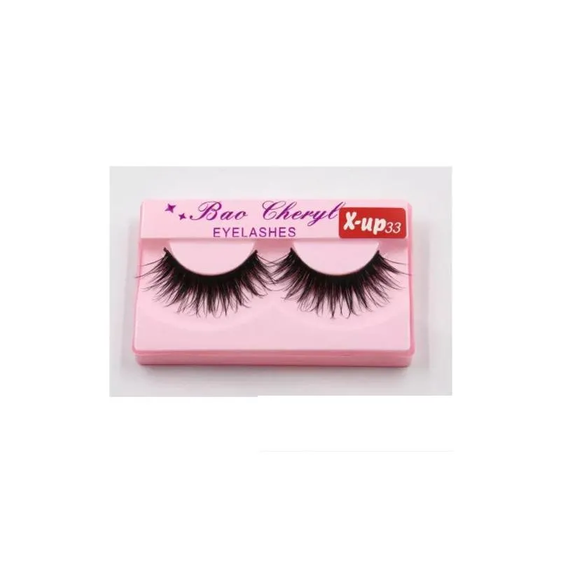 hot sell 100 supernatural lifelike handmade false eyelash 3d strip lashes thick fake faux eyelashes makeup beauty