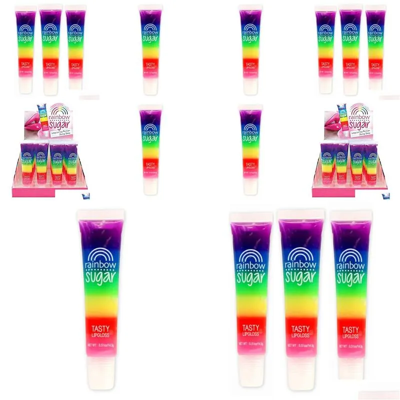 Rainbow Tasty Sugar Lip gloss