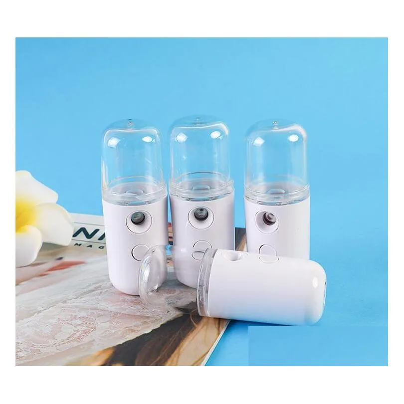 Dropshipping 30ml Nano Mist Sprayer Portable Mini Handheld Summer Moisturing Facial Steamer Face Steamer Humidifier Mist Spray Beauty Skin