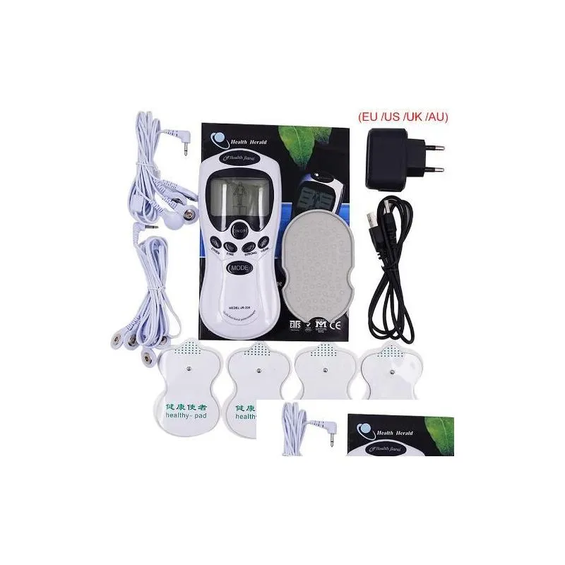 Health Tens Acupuncture Electric Digital Therapy Neck Back Machine Massage Electronic Pulse Stimulator for Full Body Care