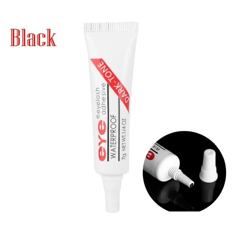 eyelash glue clearwhite darktone waterproof false eyelashes adhesive make up eye lash glue makeup fast ship