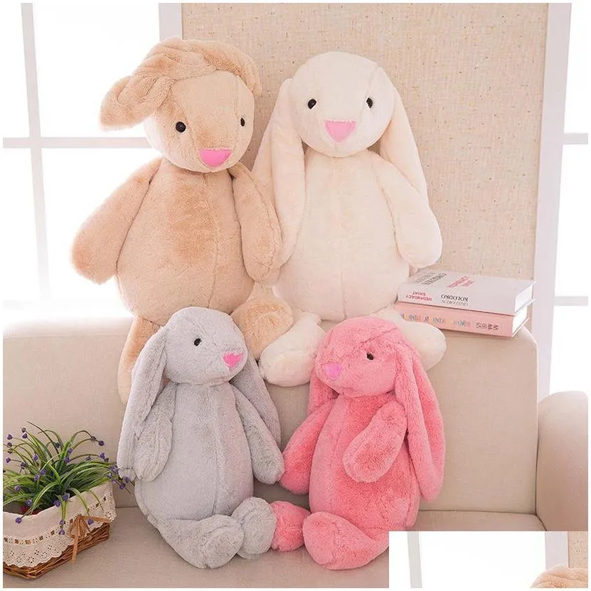 soft stuffed animals kids long ear party favor bunny rabbit sleeping cute cartoon plush toy stuffed animal dolls children girl birthday