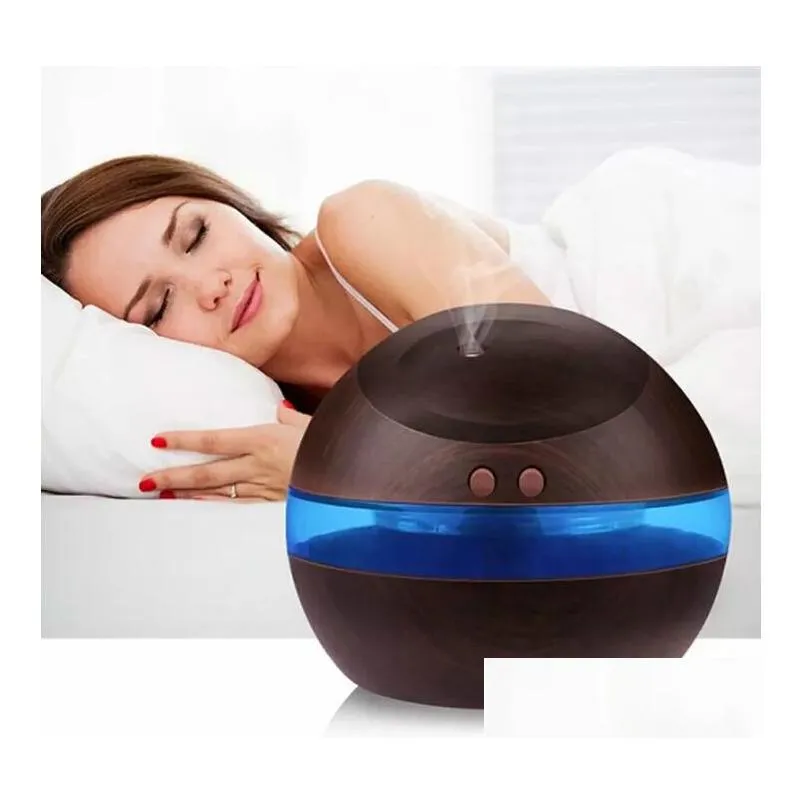 300ml USB Ultrasonic Humidifier Aroma Diffuser Diffuser mist maker with Blue LED Light