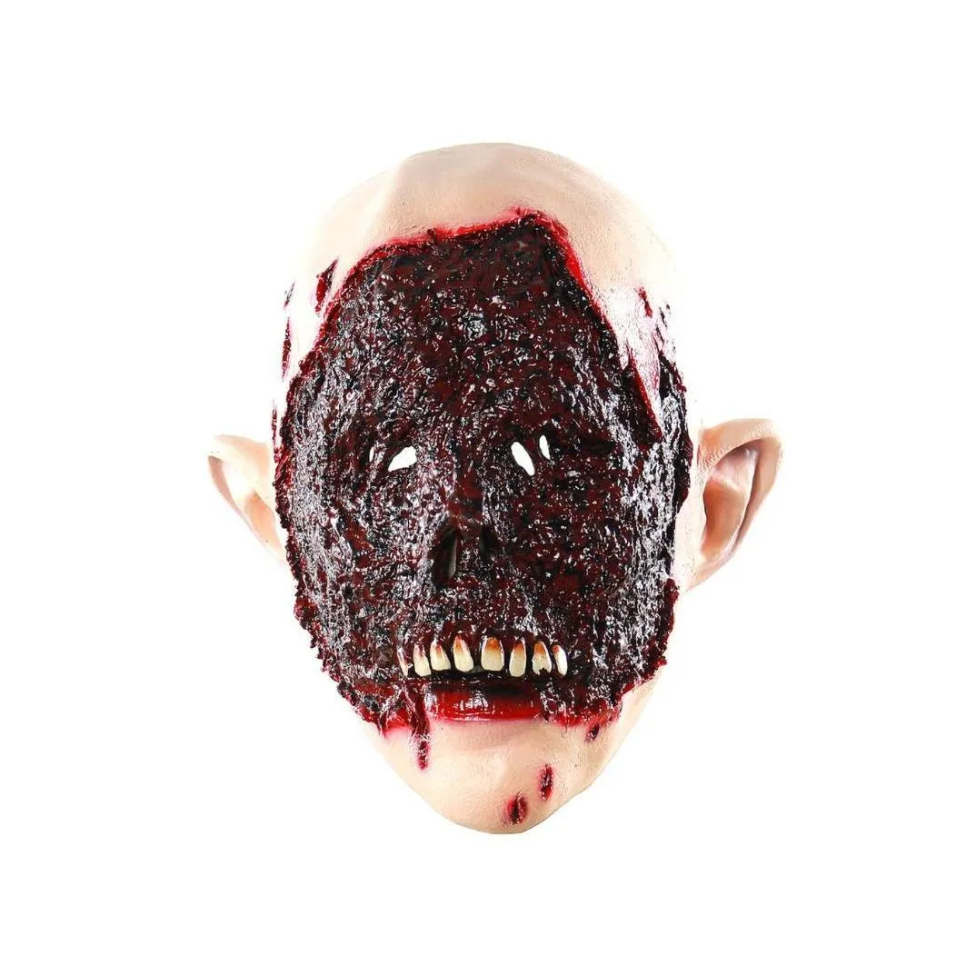 party decoration zombie mask halloween horror latex biochemical monster bloody melting face adult scary