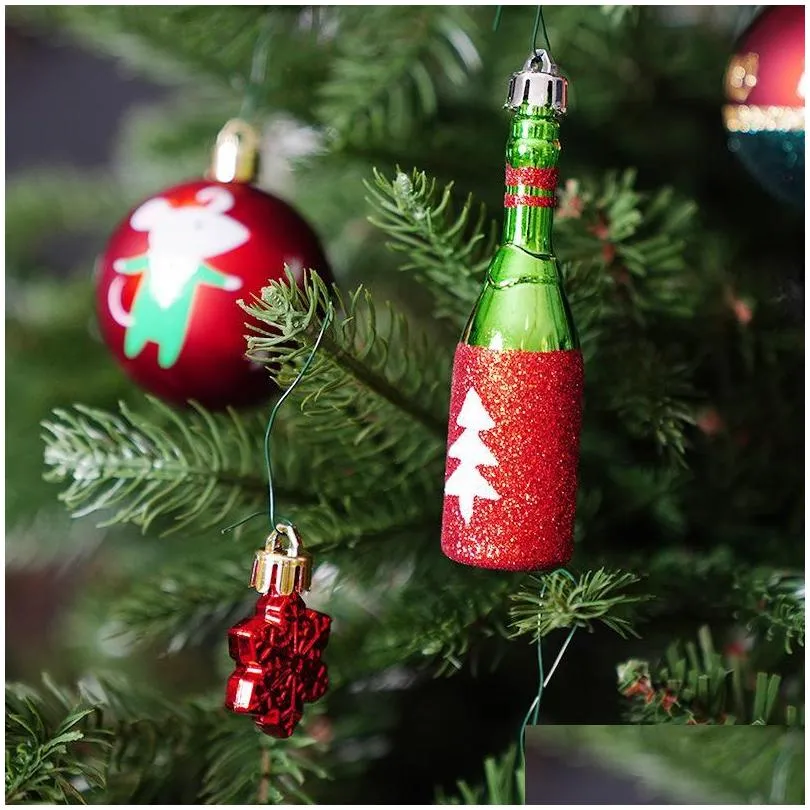 party decoration 70pcs christmas balls ornaments xmas tree hanging pendants shatterproof hang for hoilday baubles setparty