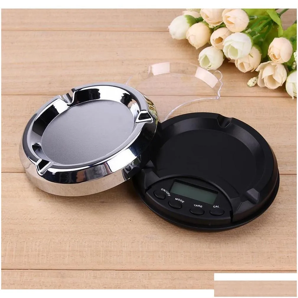 200g portable ashtray digital scale 0.01g electronic pocket scales for gold silver jewelry scale high precis
