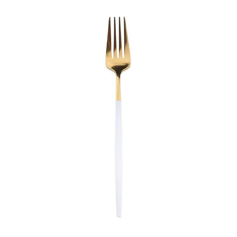 stainless steel mirror tableware silver gold knife meal spoon fork tea spoon flatware western dinner cutleries gift