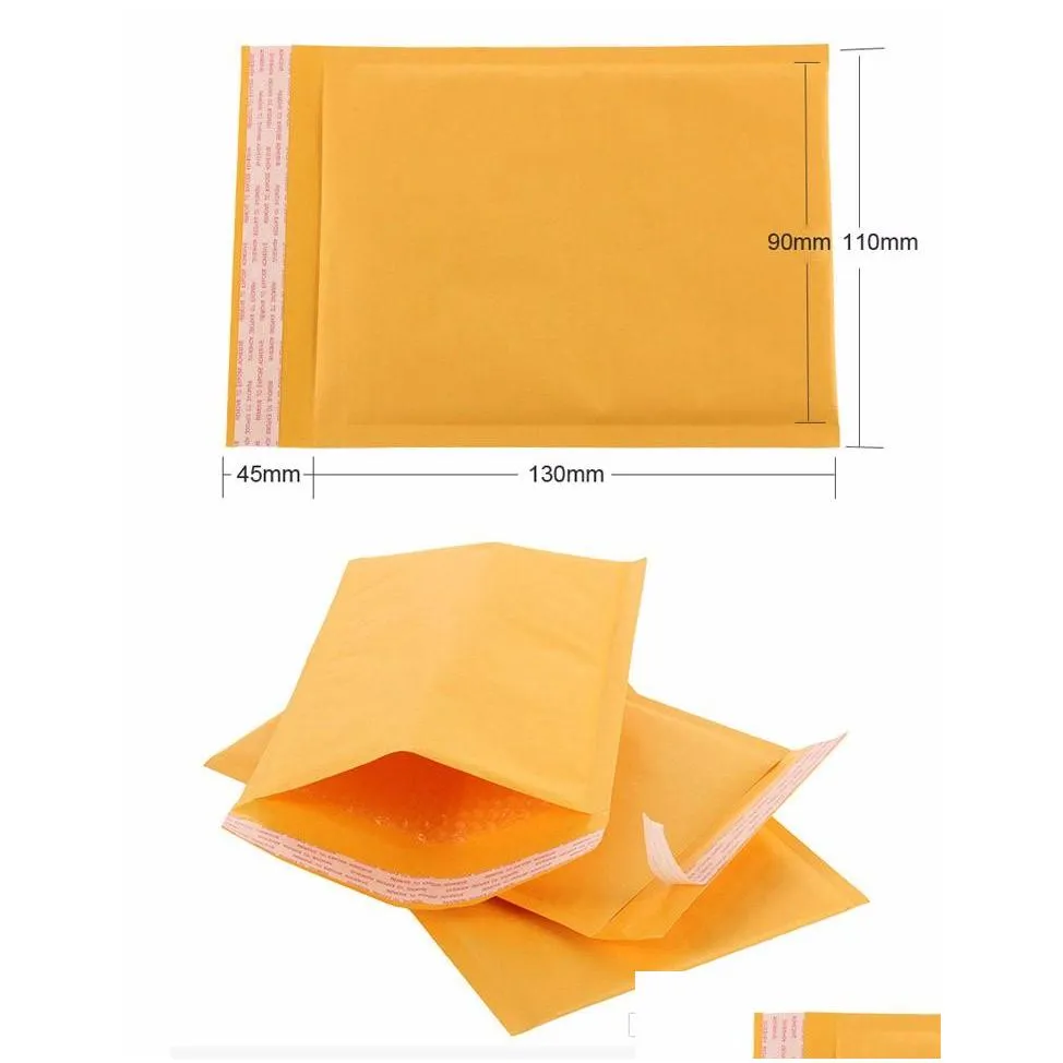 110x130mm bubble mailers padded envelopes packaging bags kraft bubble mailing envelope bags