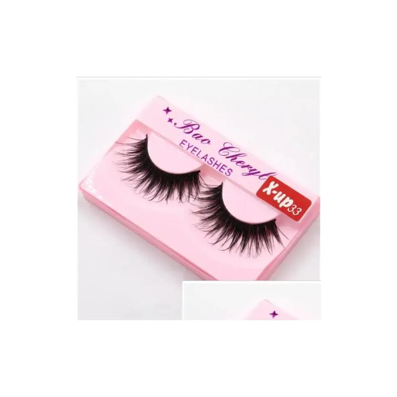 hot sell 100 supernatural lifelike handmade false eyelash 3d strip lashes thick fake faux eyelashes makeup beauty