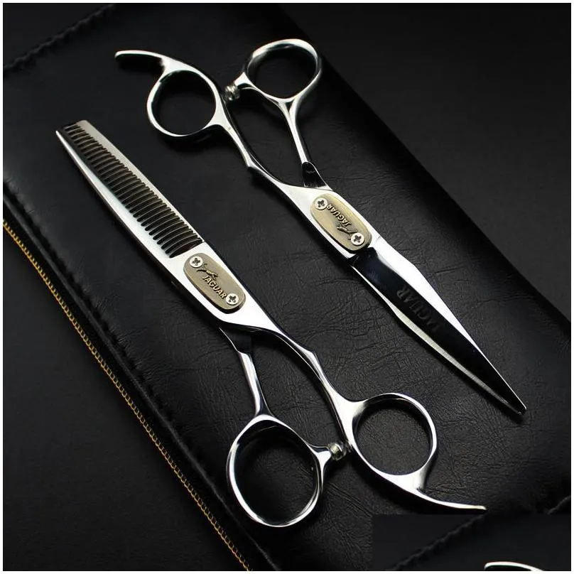 6.0orsale silver japanese hair scissors cheap hairdressing scissors shears hairdresser shaver haircut model number size