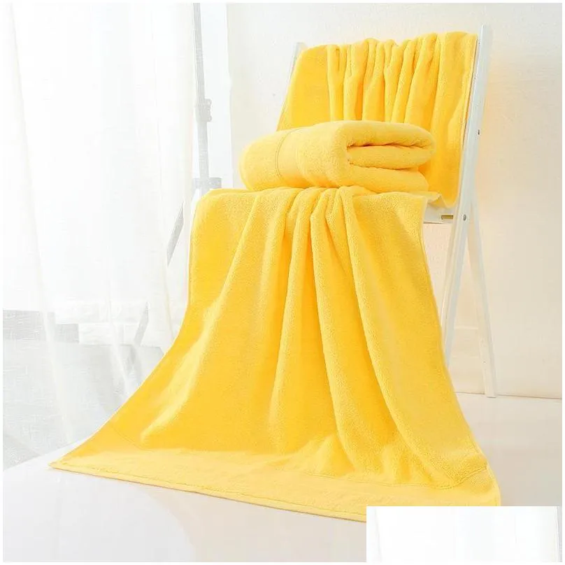 towel 70 140cm thick cotton bath el quality beauty salon strong absorbent