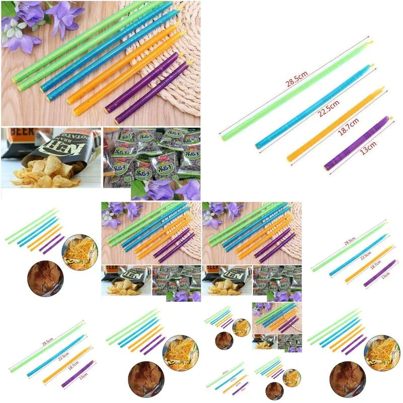  selling magic bag sealer stick unique sealing rods helper for food storage bag sealing clips