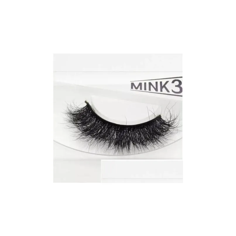 hot 3d mink lashes wholesale 100 real handmade crossing lashes individual strip thick lash 09 shipping