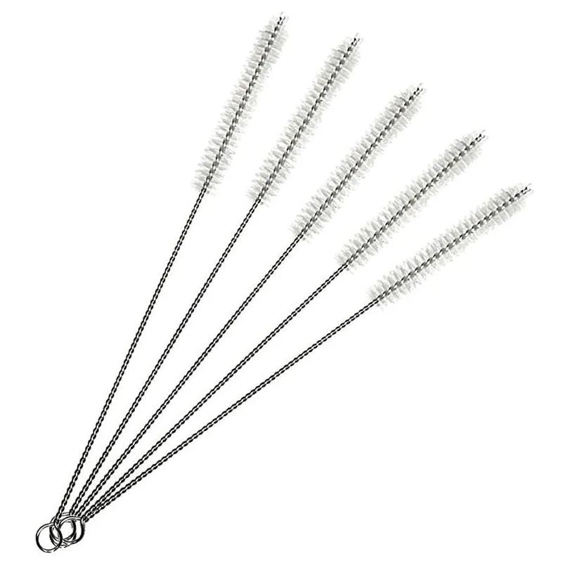 pipe cleaners nylon straw cleaners cleaning brush for drinking pipe stainless steel pipe cleaner 