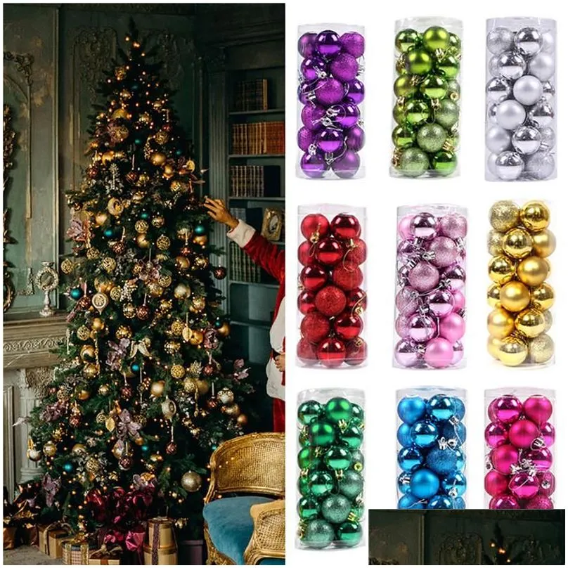 party decoration christmas balls tree decorations xmas ornaments 3cm/4cm/6cm/8cm polystyrene ball usa year gifts home