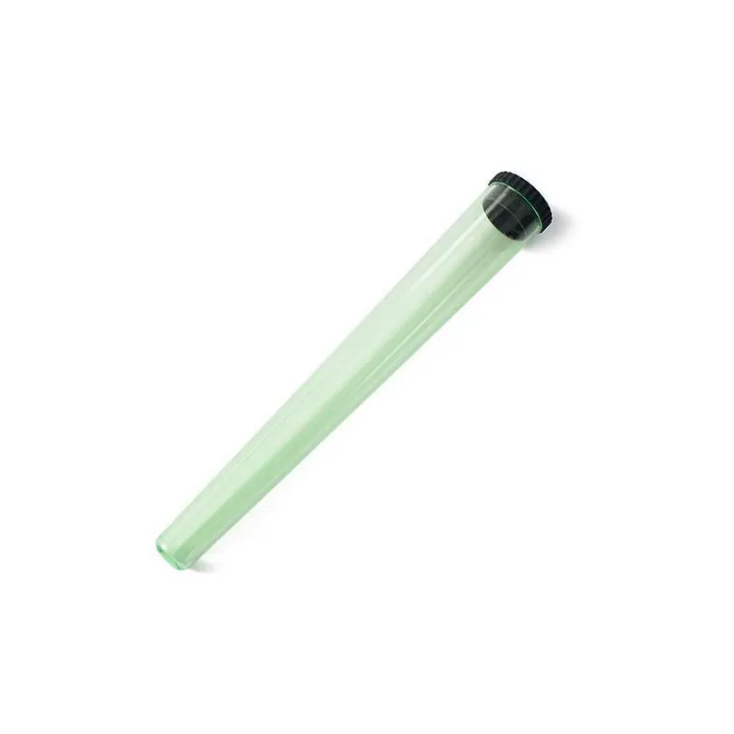wholesale plastic king size doob tube 115 mm joint cone vial waterproof airtight smell proof rolling paper smoking storage sealing