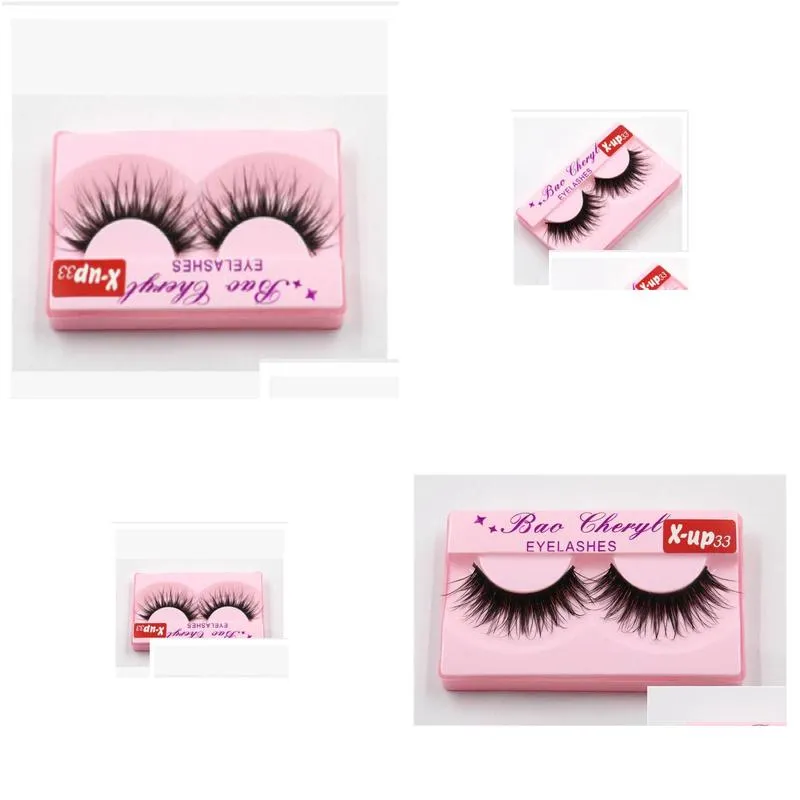 100 supernatural lifelike handmade false eyelash 3d strip mink lashes thick fake faux eyelashes makeup beauty