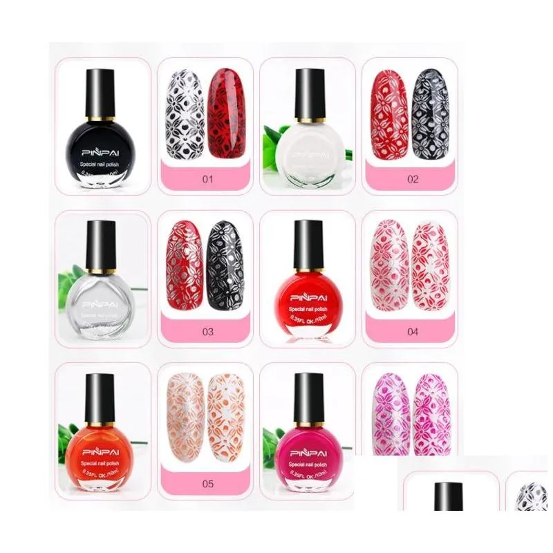 New Fashion Special Nail Polish 26 Color optional For Nails Art Stamping Print 10ML