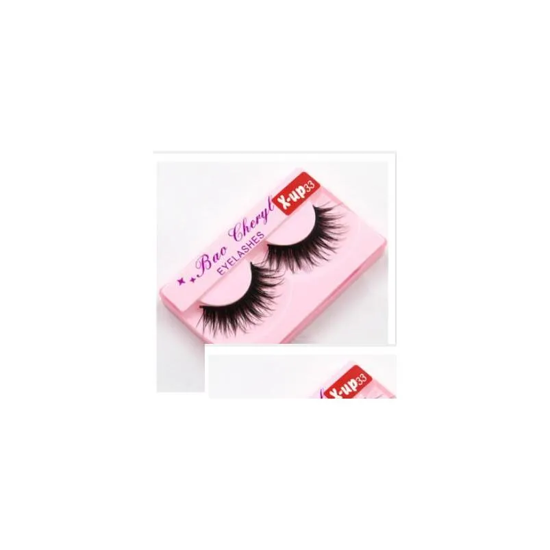 100 supernatural lifelike handmade false eyelash 3d strip mink lashes thick fake faux eyelashes makeup beauty