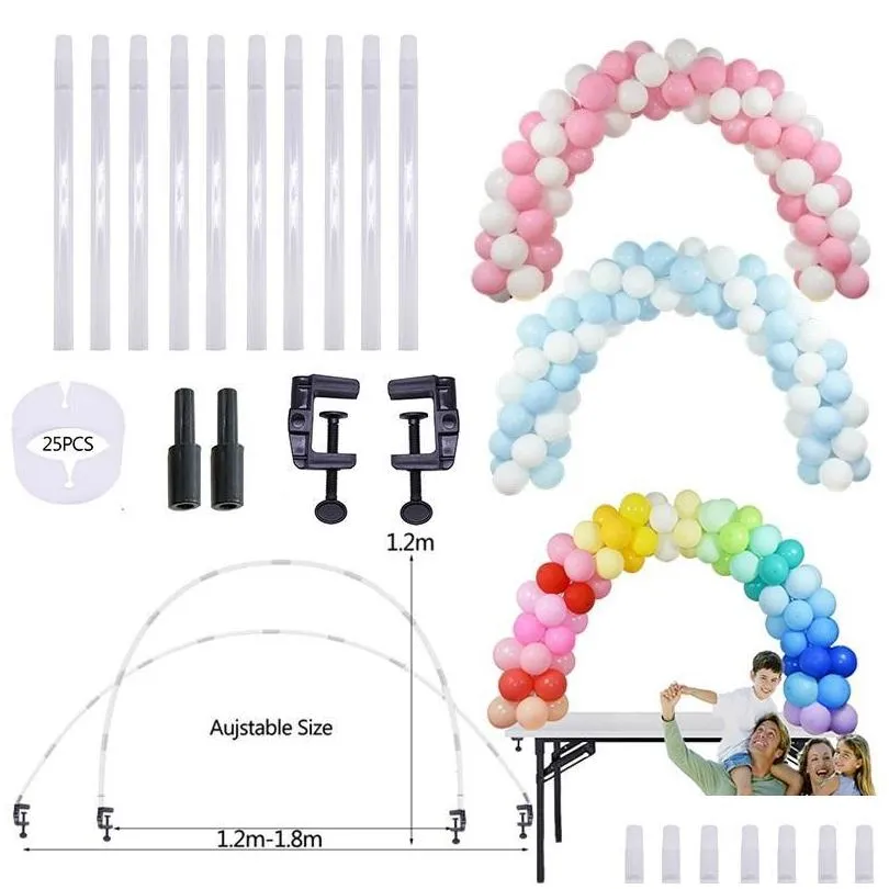 party decoration ballons accessories 1 set balloons stand holder column stick balloon arch baloon chain birthday baby shower wedding