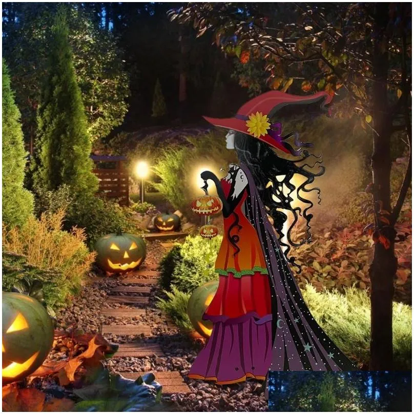 party decoration 1015 inch fashion halloween witch toys ornaments standing witches haunted house props decor gift kids t3ea