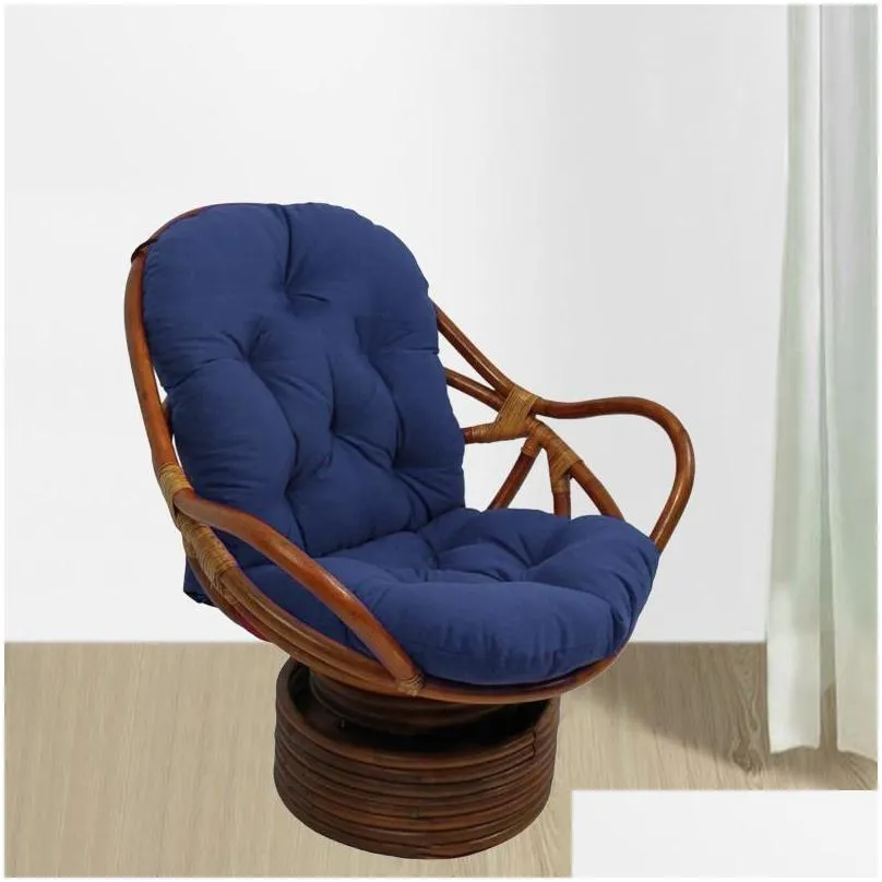 cushion/decorative pillow textured rattan swivel rocking chair cushion 48 x 24 patio furniture pads