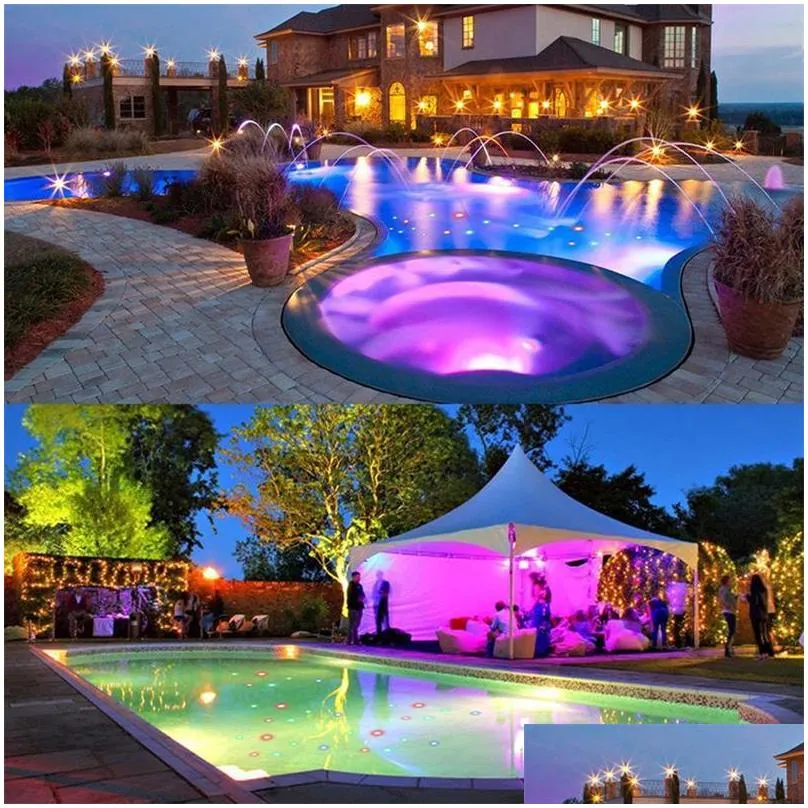 party decoration floating underwater light rgb submersible led disco glow show swimming pool tub spa lamp baby bath