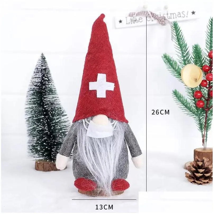 doctors nurses santa faceless dolls christmas decoration funny christmas dolls style supplies chidlern kids presents