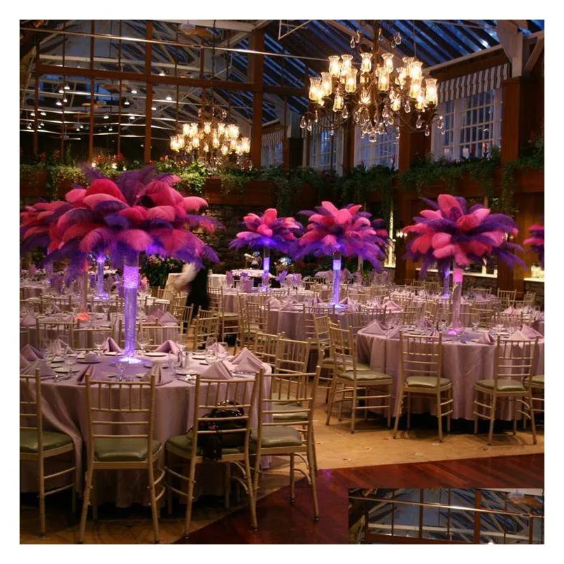 party decoration 1012inch2530cm diy ostrich feathers plume centerpiece for wedding table decorations