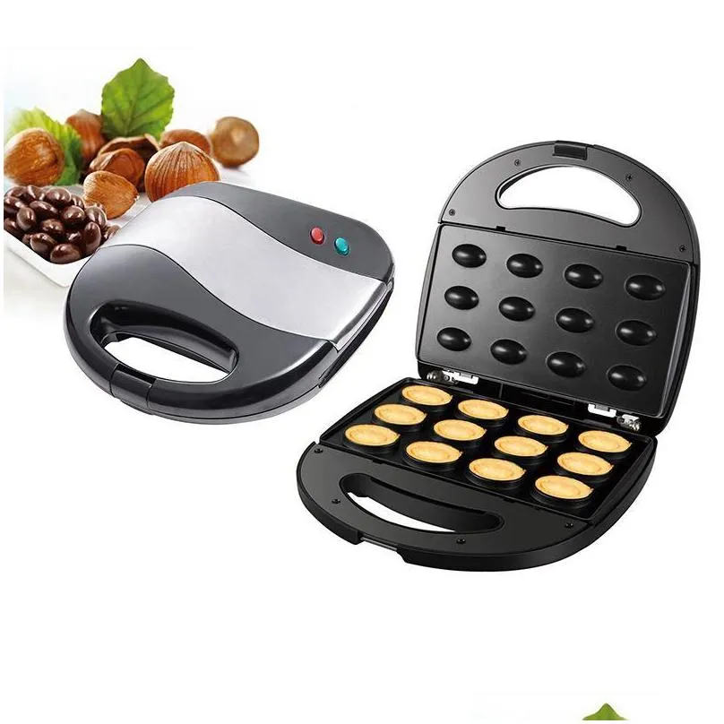 bread makers electric nut cake maker automatic waffle baking machine sandwich toaster breakfast pan dried snack tools