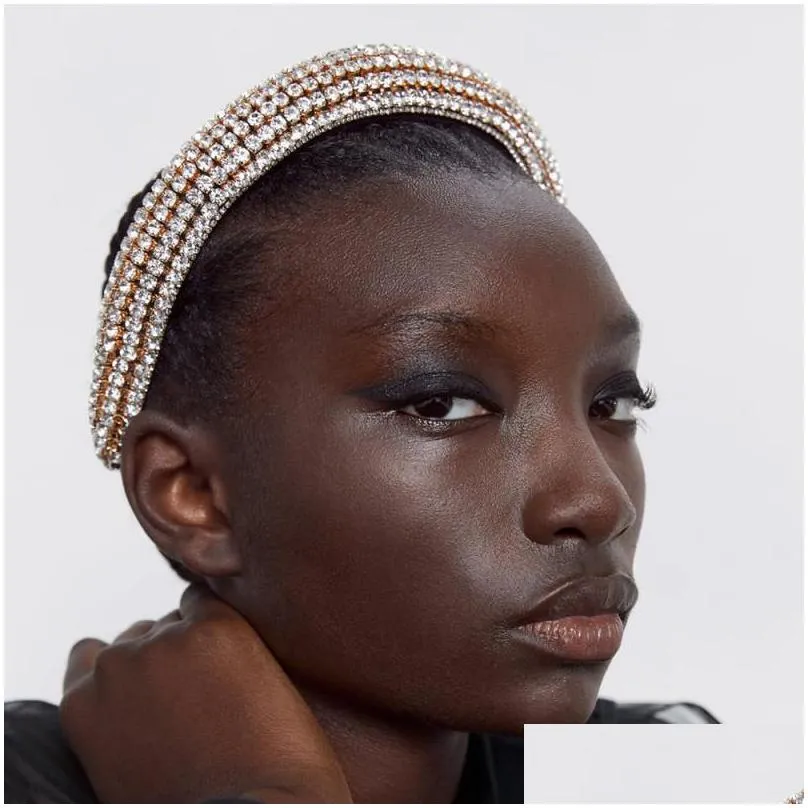 hair accessories Headdress headband colored diamond sponge hairband fashion creative European and American wholesale