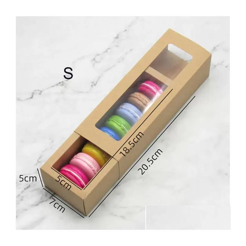 macaron box cake boxes home supplies paper chocolate boxes biscuit muffin box bakeware packaging holiday gift box