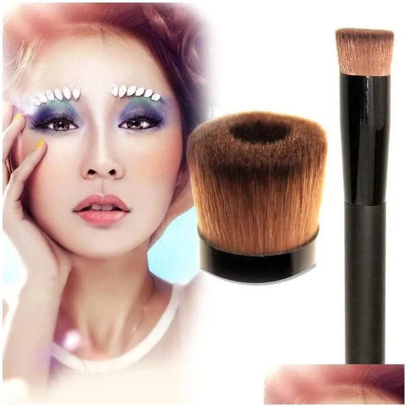 Wholesale Hot Concave Liquid Foundation Brush blush contour Makeup Cosmetic Tool Pinceaux Maquillage Free Shipping