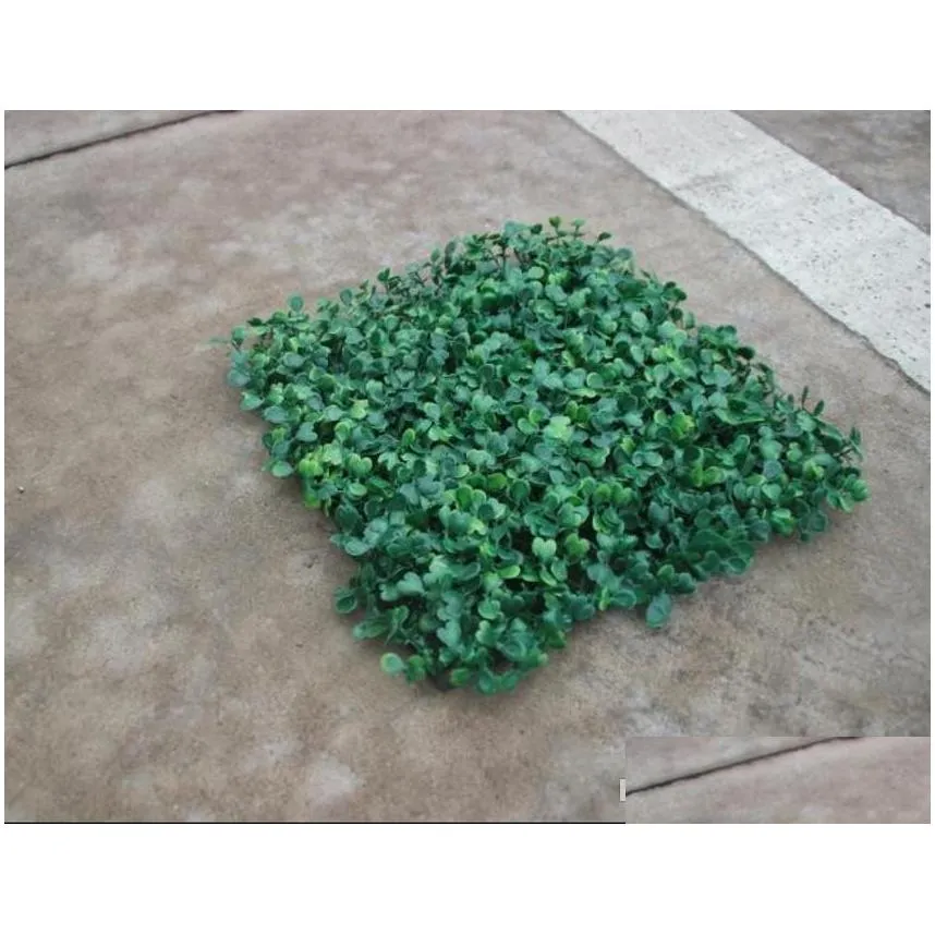 artificial turf plastic fake grass lawn 25x25cm